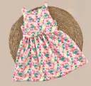 VESTIDO CORAZONES DETALLE LAZOS EN ESPALDA