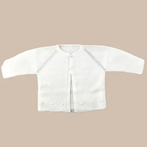 [00003-2] CHAQUETA HILO BLANCA