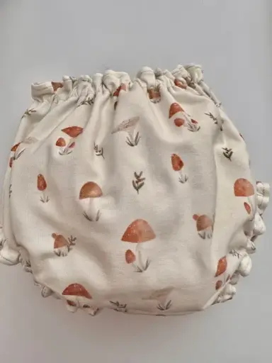 [CULETIN JULEPE SETAS] CUBREPAÑAL REVERSIBLE SETAS